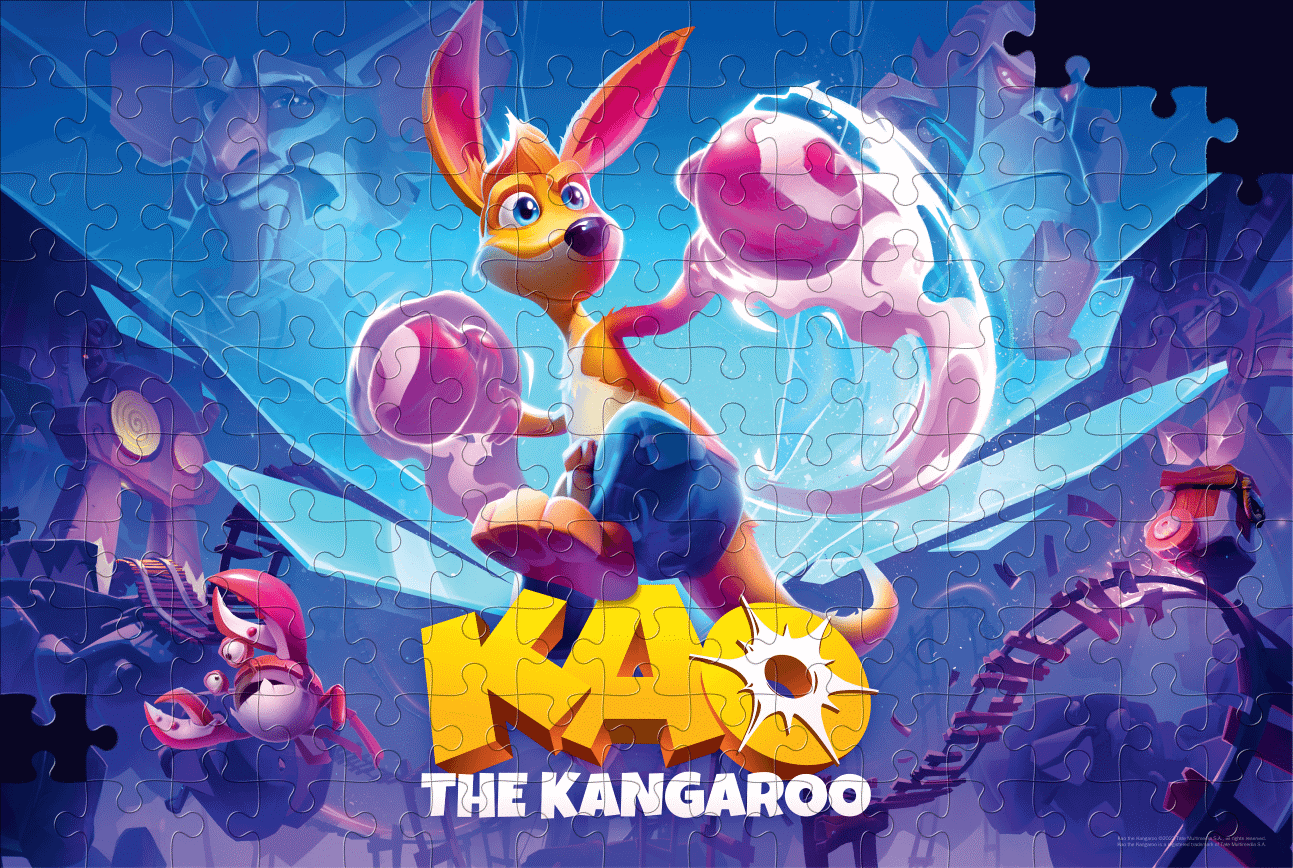 Kao The Kangaroo - Kao is Back Puzzle 160 pièces - Puzzles - TATE MULTIMEDIA - Shop Just for Games