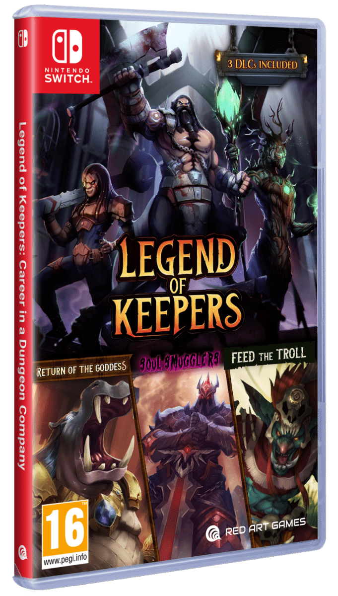 Legend Of Keepers + 3 DLC Inclus Nintendo Switch - Jeux Vidéo Physique - Red Art Games - Shop Just for Games