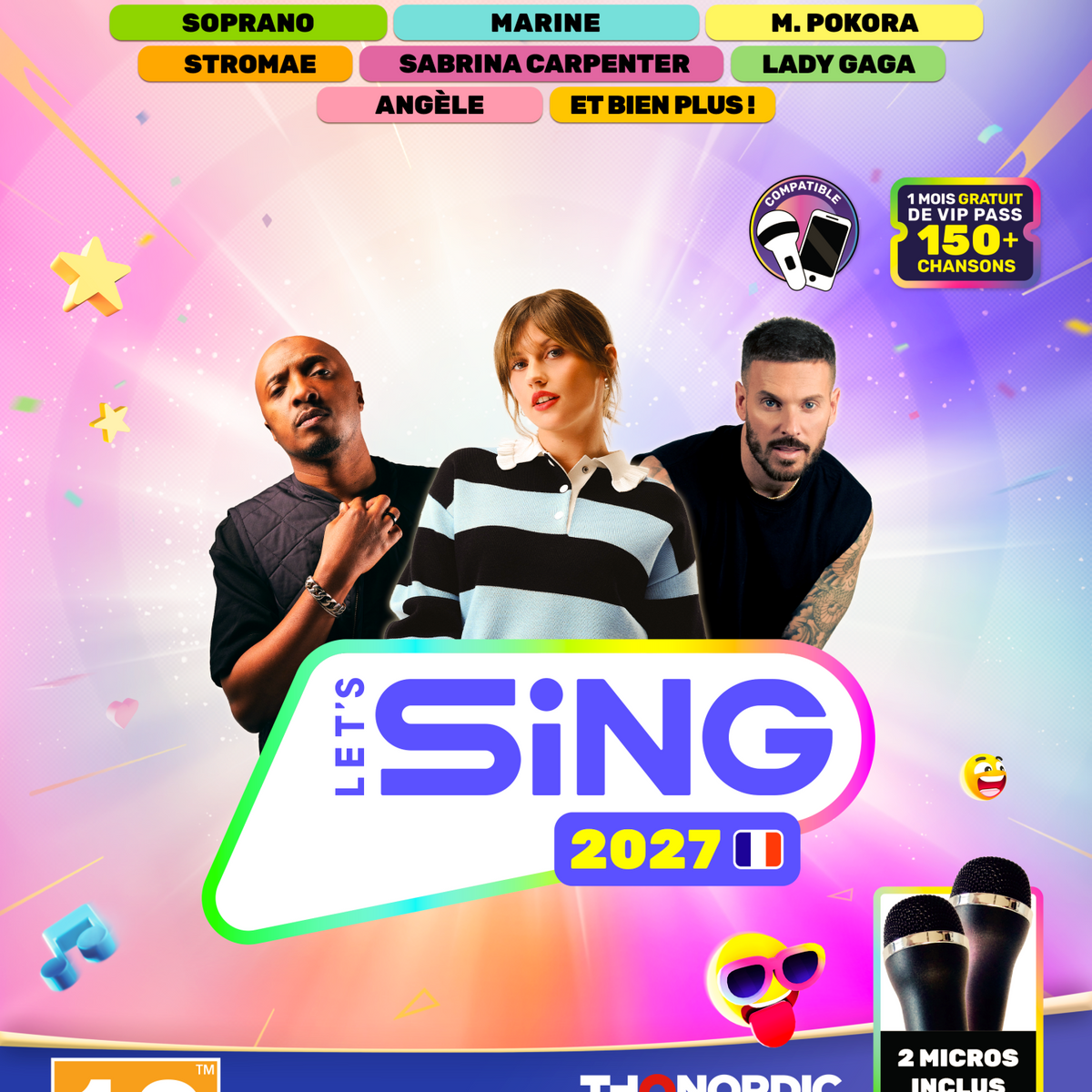 Let's Sing 2027 (game + 2 mics bundle) Switch 2