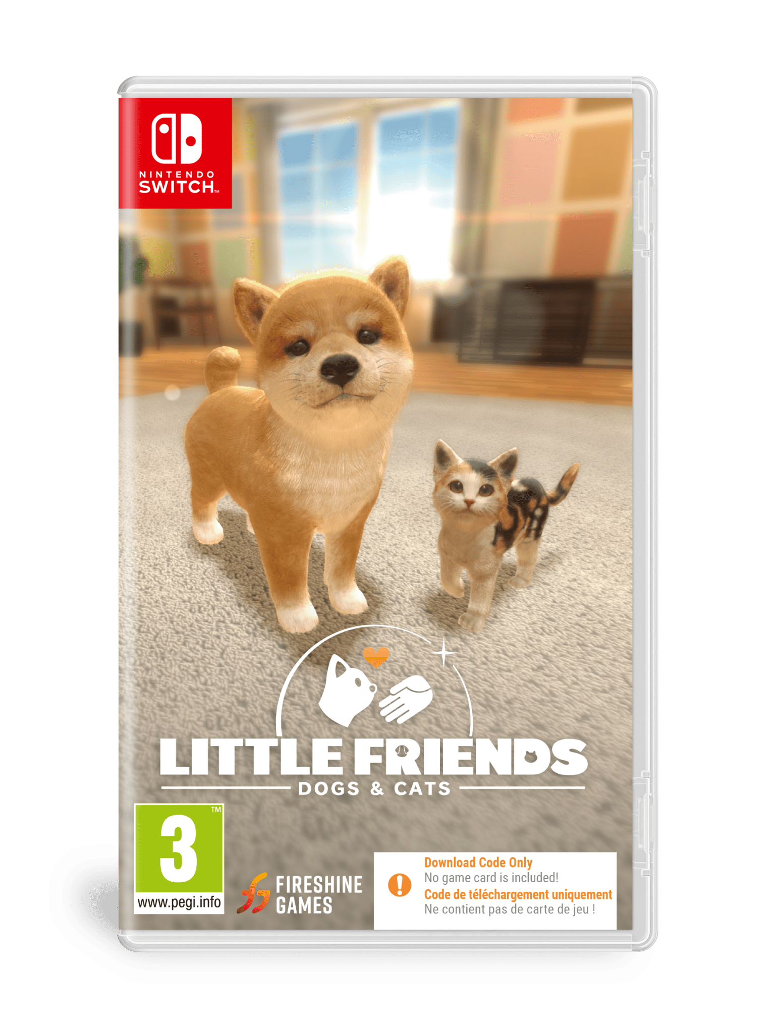Little Friends Dogs and Cats SWITCH (Code de téléchargement) - Jeux Vidéo Code de Téléchargement - Fireshine - Shop Just for Games