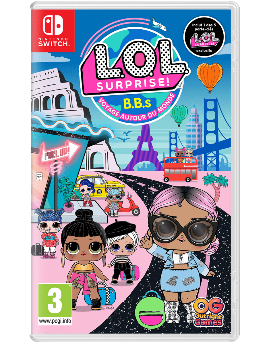 L.O.L. Surprise! B.B.s Voyage autour du monde Nintendo SWITCH - Jeux Vidéo Physique - Outright Games - Shop Just for Games