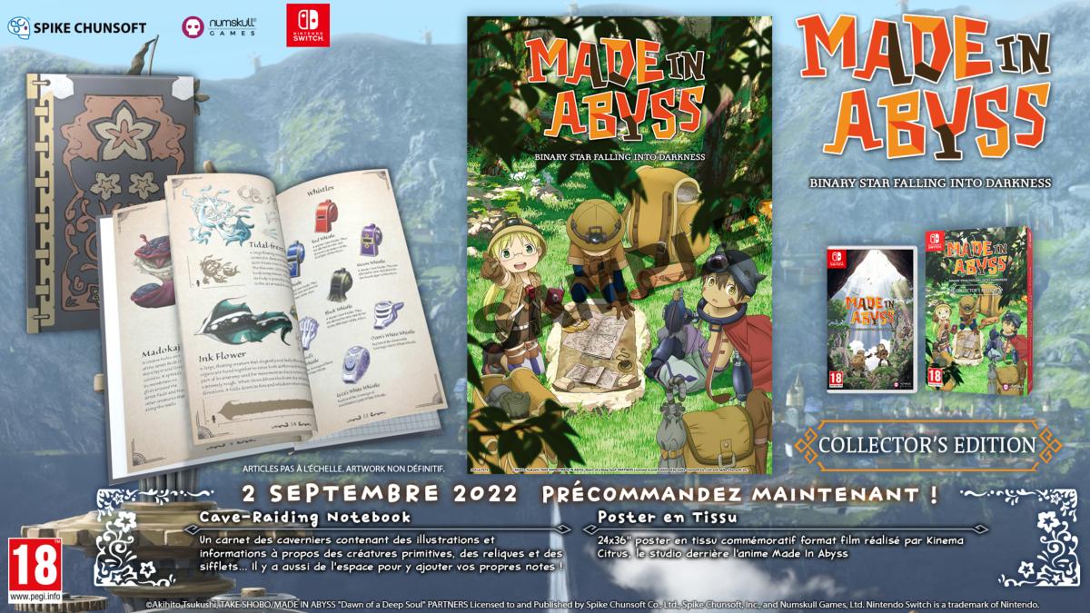 Made in Abyss: Binary Star Falling into Darkness Collector's Edition Nintendo SWITCH - Jeux Vidéo Physique - NUMSKULL - Shop Just for Games