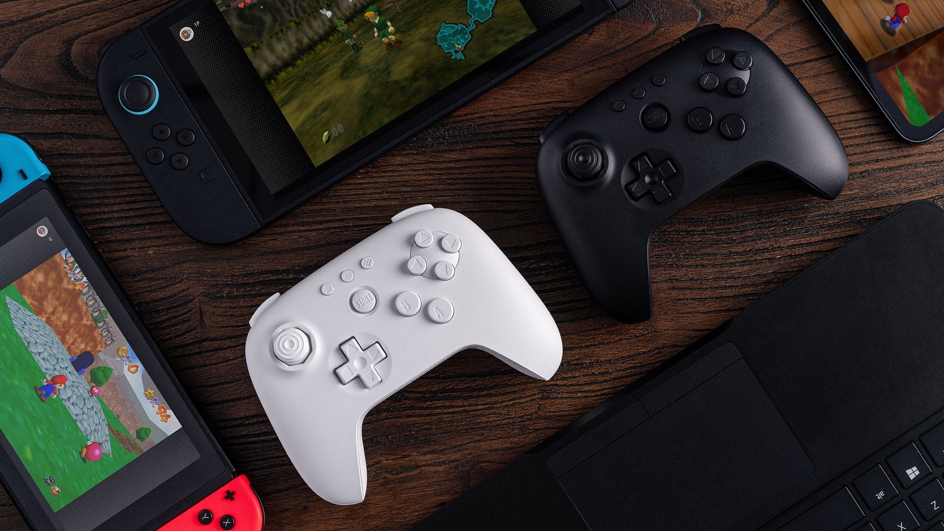Manette 8BitDo 64 Bluetooth édition blanche - Compatible Analogue 3D, Switch 1 et 2, PC, Mobile (Copie) - Manettes - 8Bitdo - Shop Just for Games