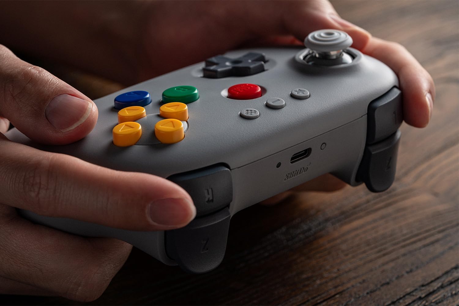 8BitDo 64 Bluetooth Grey Edition Controller - Compatible Analogue 3D S