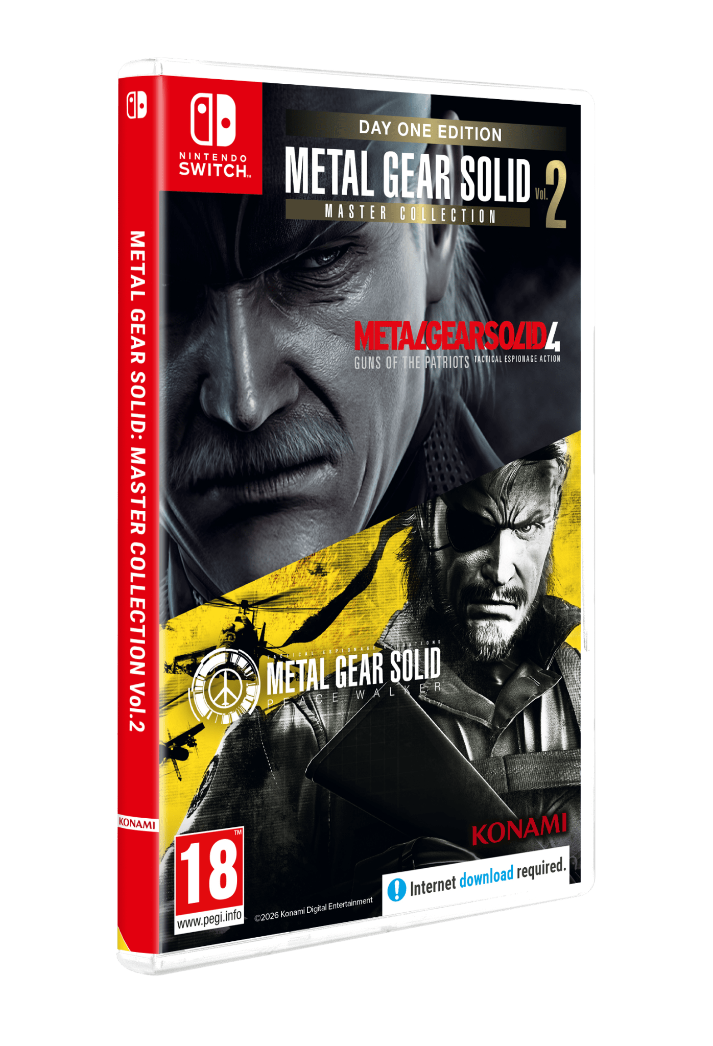 Metal Gear Solid: Master Collection Volume 2 Day One Edition Nintendo Switch