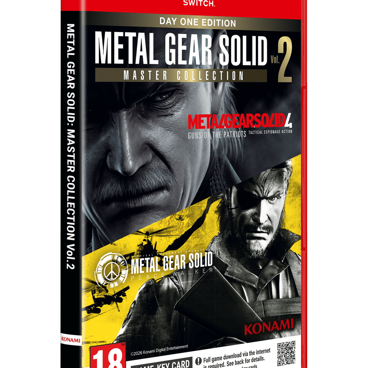 Metal Gear Solid: Master Collection Volume 2 Day One Edition Switch 2