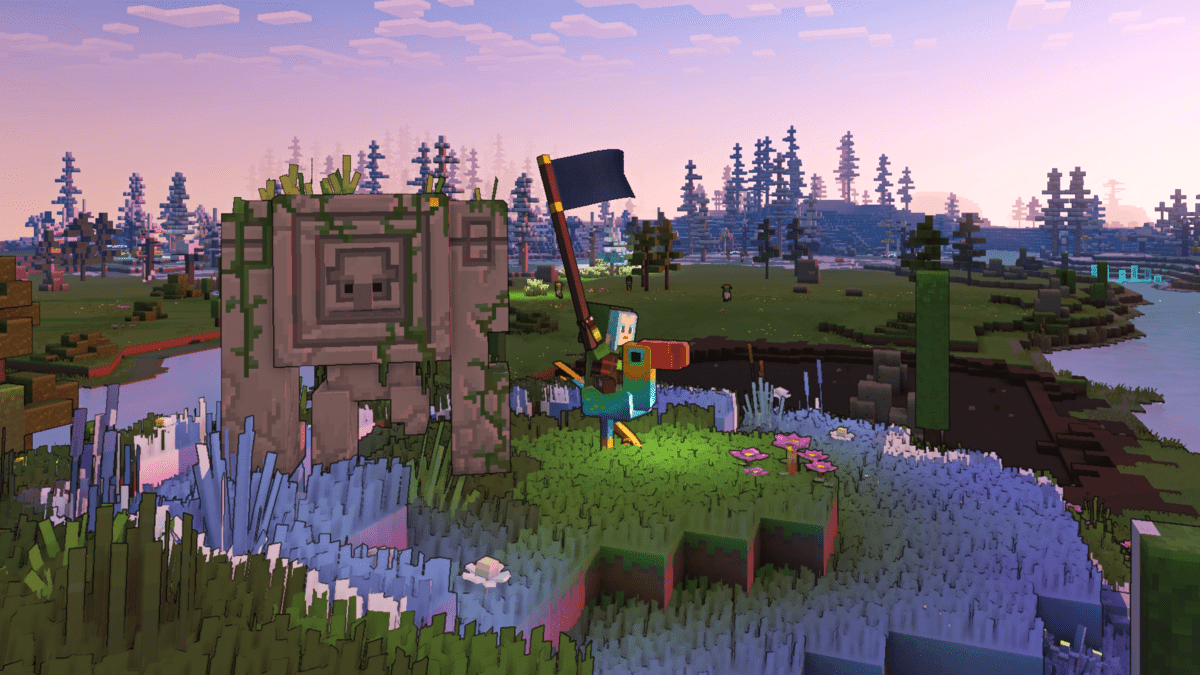 Minecraft Legends Deluxe Edition PS4 - Jeux Vidéo Physique - Mojang Studios - Shop Just for Games