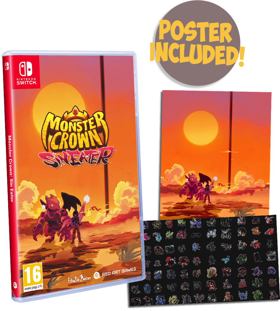 Monster Crown Sin Eater Nintendo Switch - Jeux Vidéo Physique - Red Art Games - Shop Just for Games