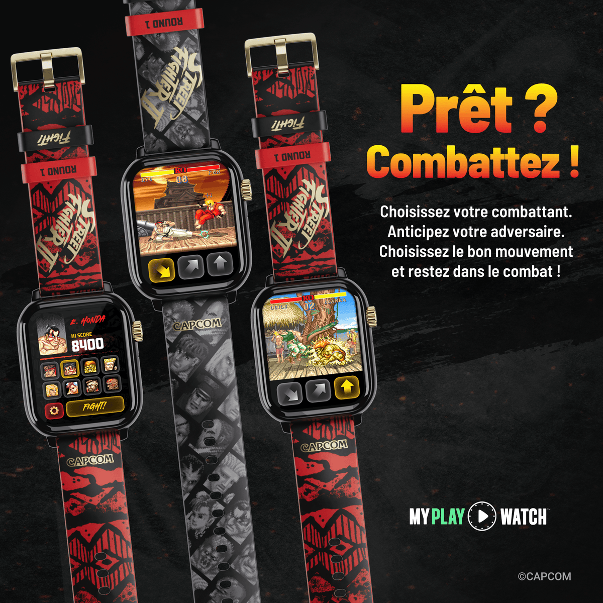 Montre My Play Watch - Street Fighter II - Accessoires - MY PLAY WATCH - Shop Just for Games