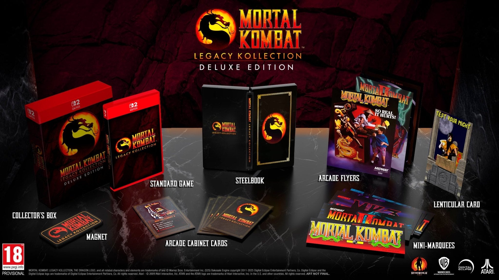 Mortal Kombat Legacy Kollection Deluxe Edition Nintendo Switch 2 - Jeux Vidéo Physique - UIE - Shop Just for Games