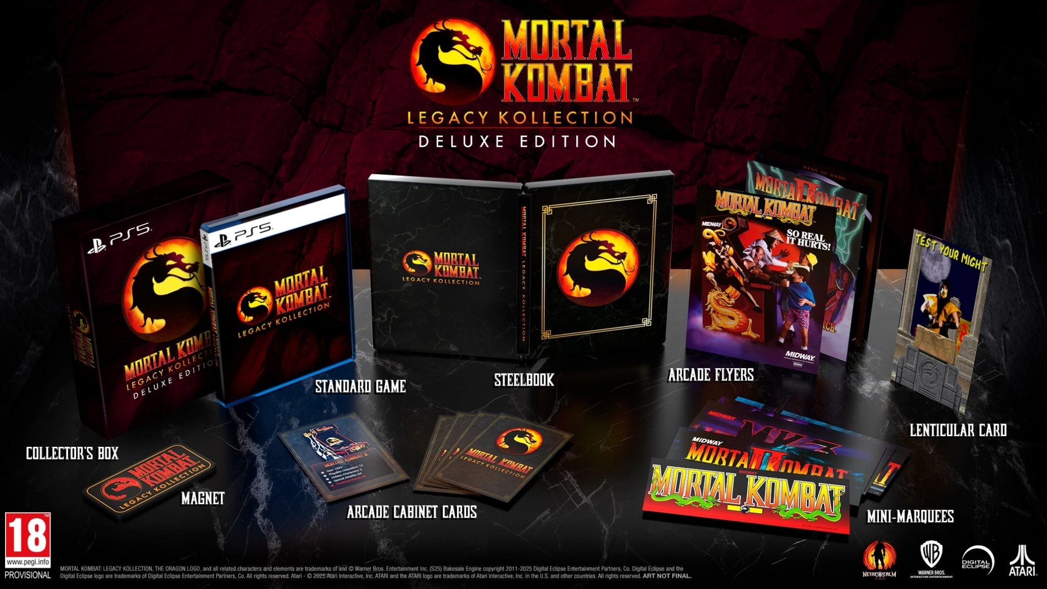 Mortal Kombat Legacy Kollection Deluxe Edition PS5 - Jeux Vidéo Physique - UIE - Shop Just for Games