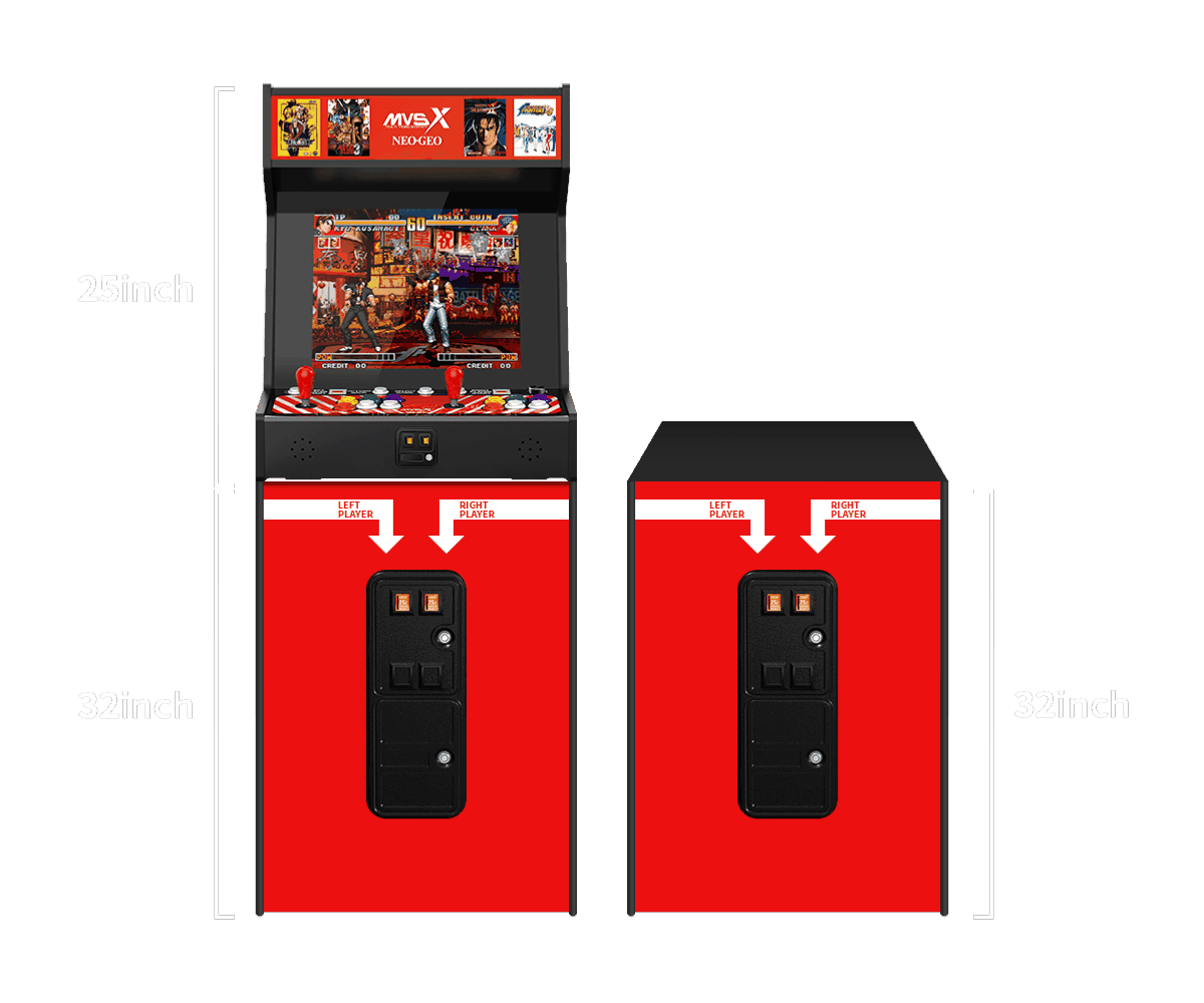 Pack Borne Mvsx + base Mvsx - Borne arcade - SNK - Shop Just for Games