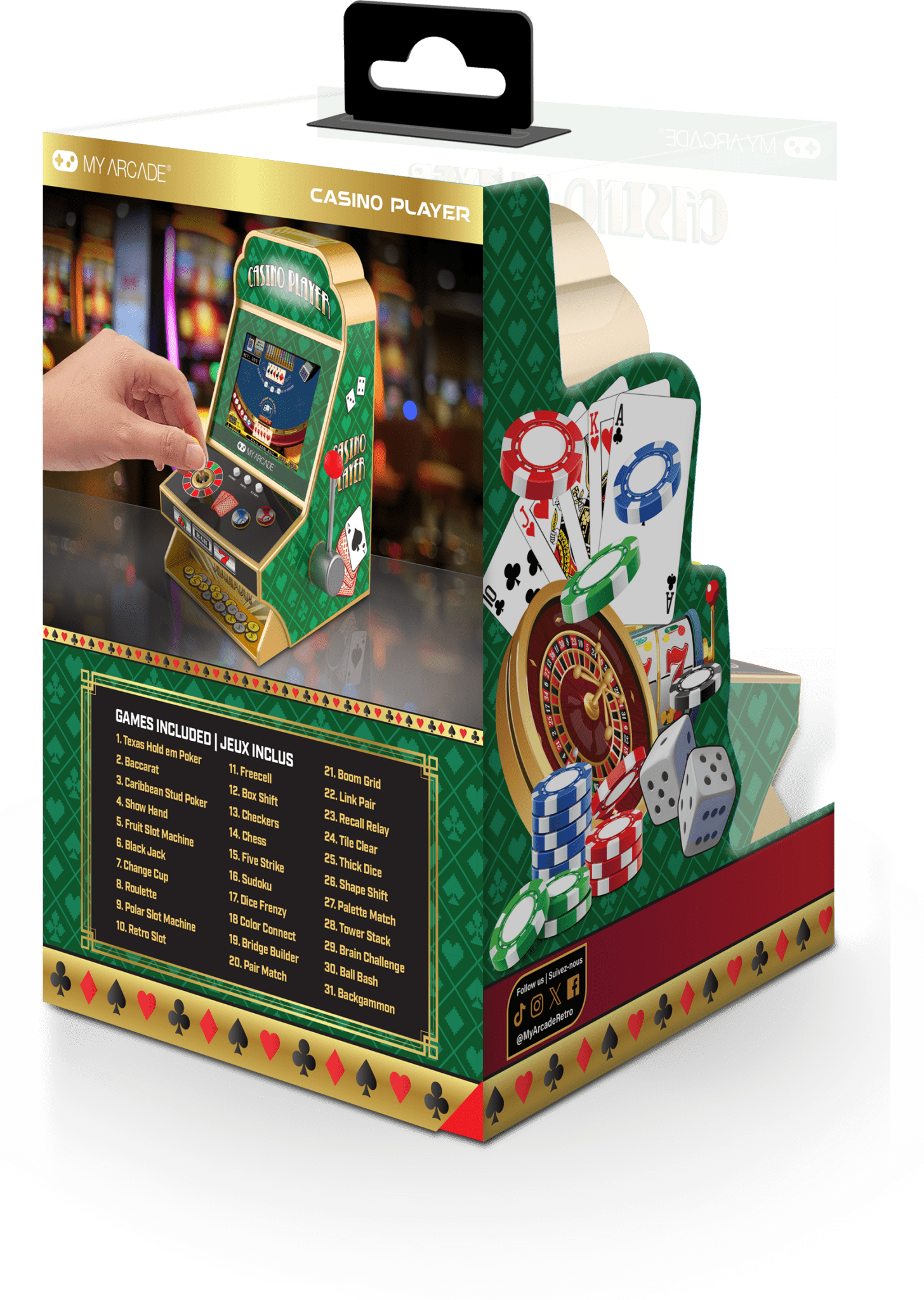 My Arcade Casino Player - Console portable - My Arcade - Shop Just for Games