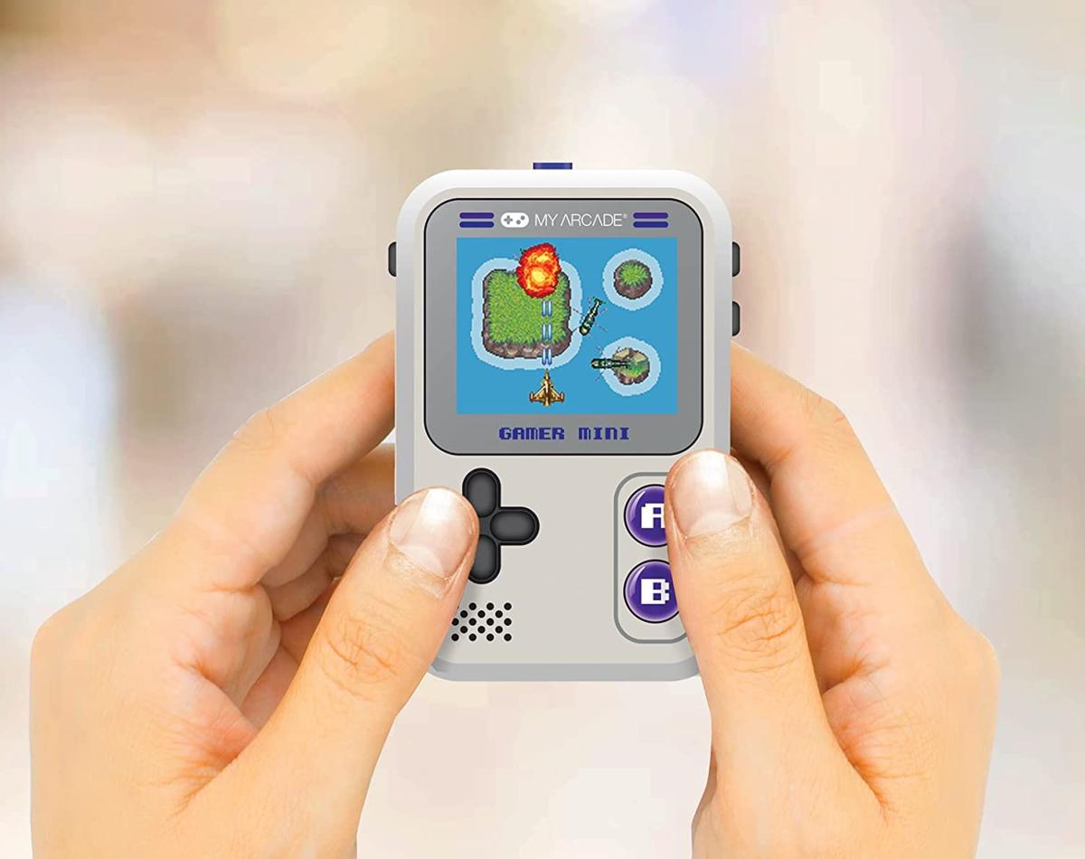 My Arcade - Gamer mini classique console de poche - Gris/violet - Console portable - My Arcade - Shop Just for Games