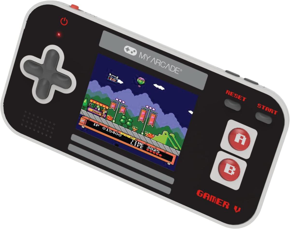 My arcade - Gamer V classique console portable gaming - Rouge/gris/noir - Console portable - My Arcade - Shop Just for Games