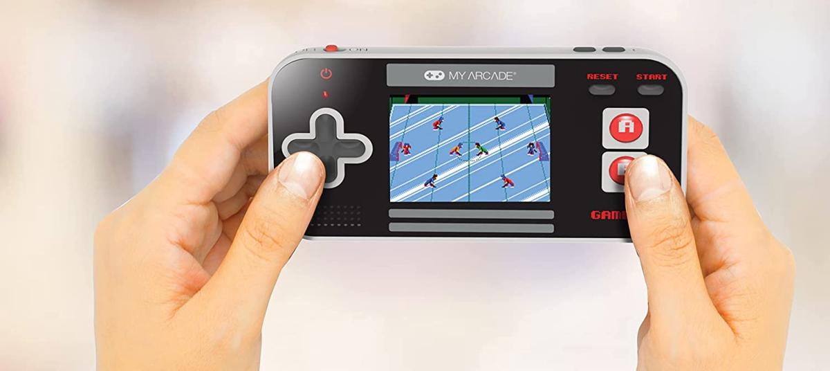 My arcade - Gamer V classique console portable gaming - Rouge/gris/noir - Console portable - My Arcade - Shop Just for Games