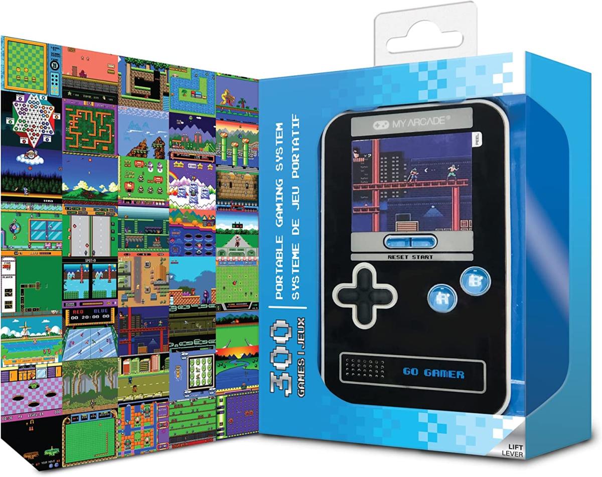 My arcade - GO Gamer console portable - Bleu/Noir - Console portable - My Arcade - Shop Just for Games