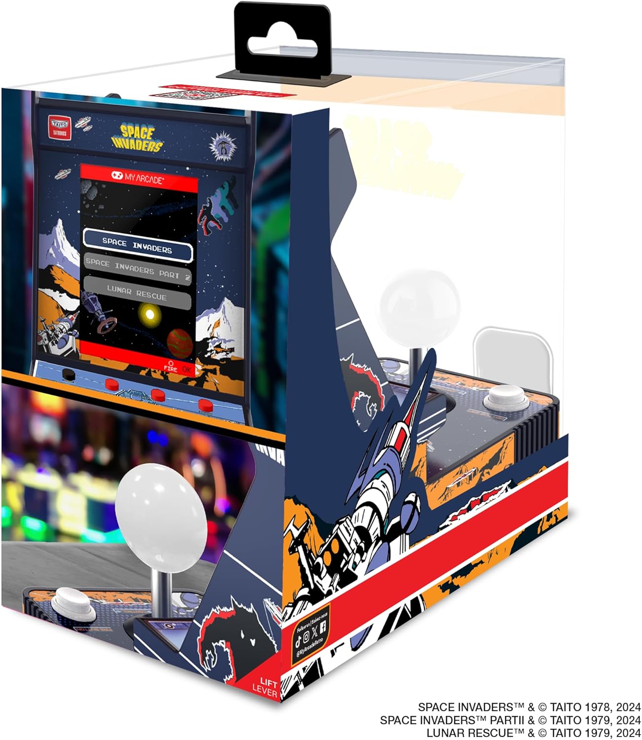 My Arcade - Joystick Player Portable Space Invaders - JUST FOR GAMES