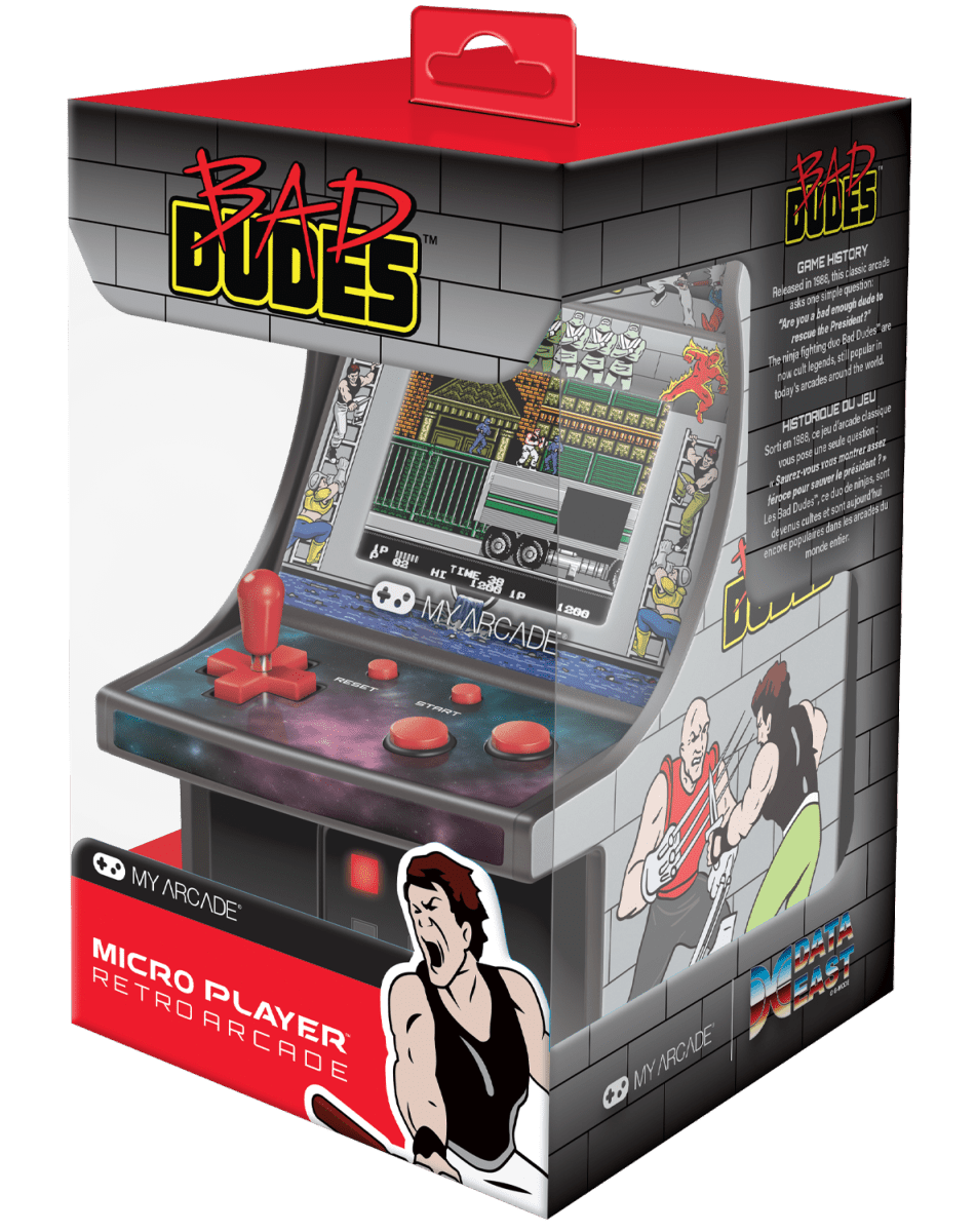 My Arcade - Micro Player 17cm Bad Dudes - Console portable - My Arcade - Shop Just for Games