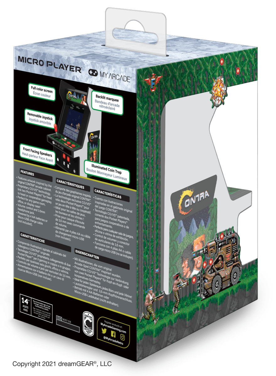 My Arcade - Micro Player Contra (Premium Edition) - Console portable - My Arcade - Shop Just for Games