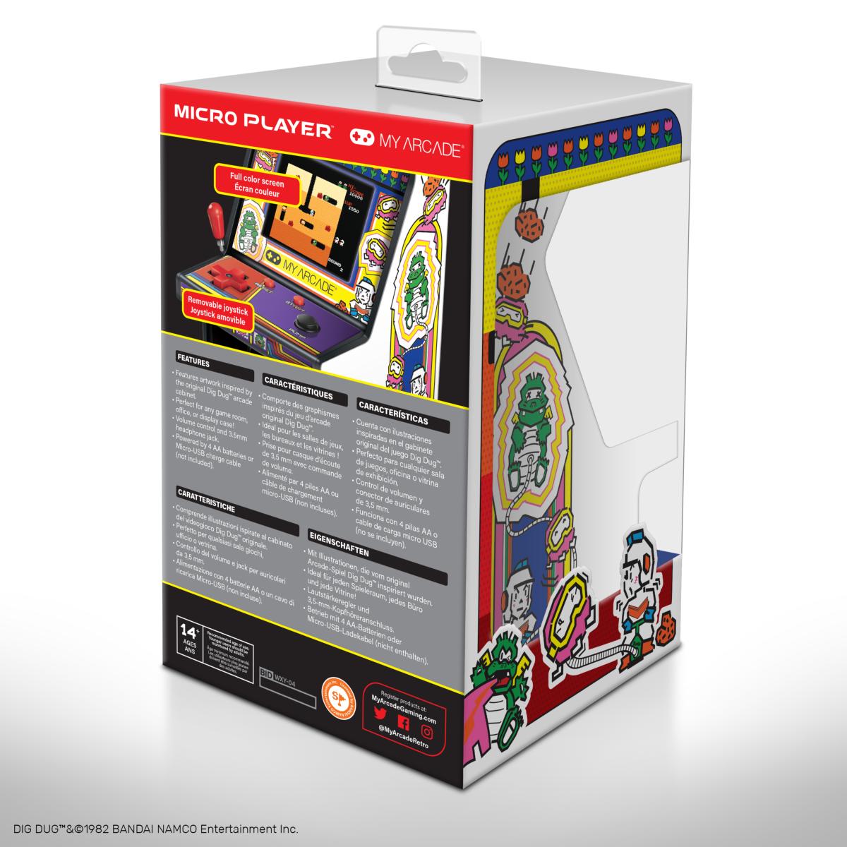 My Arcade - Micro Player Dig Dug - Console portable - My Arcade - Shop Just for Games