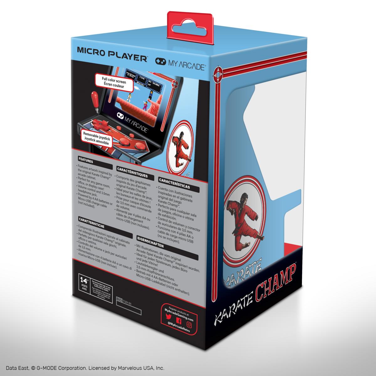 My Arcade - Micro Player Karate Champ - Console portable - My Arcade - Shop Just for Games