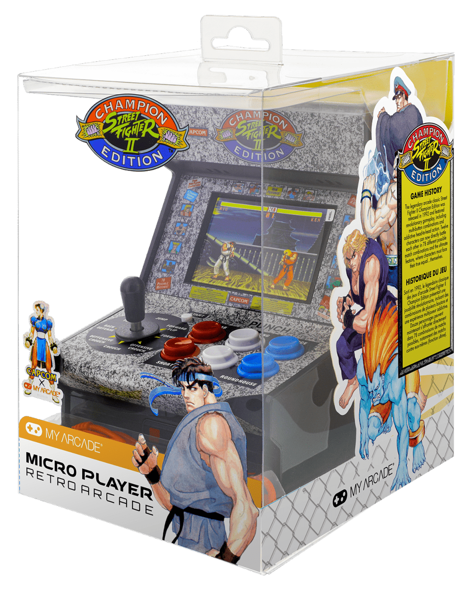 My Arcade - Micro Player Street Fighter II Champion Edition (Premium Edition) - Console portable - My Arcade - Shop Just for Games