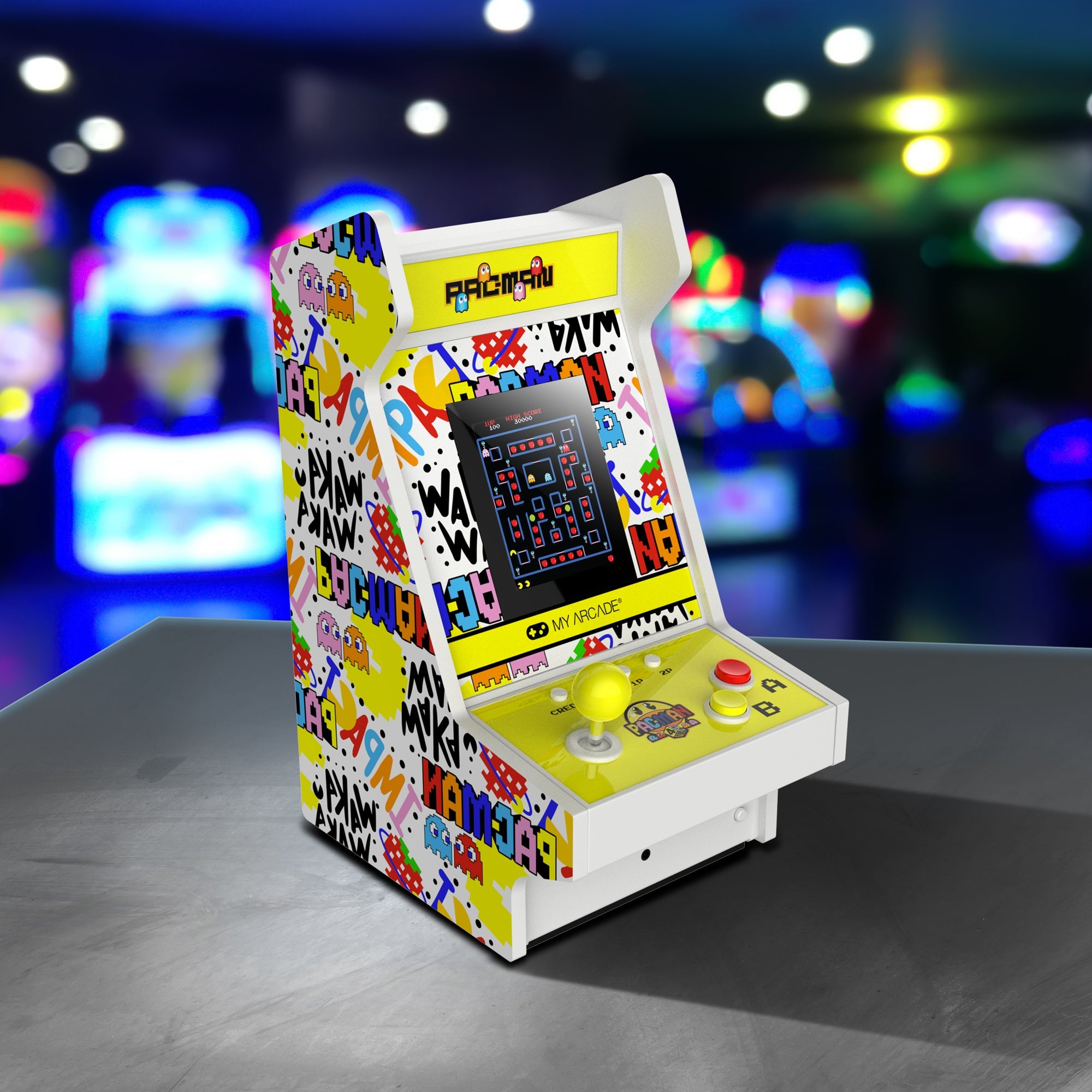 日本未発売　パックマン　MY ARCADE PAC-MAN ポータブルアーケード Amazon.co.jp: My Arcade パックマン ポケット プレーヤー プロ