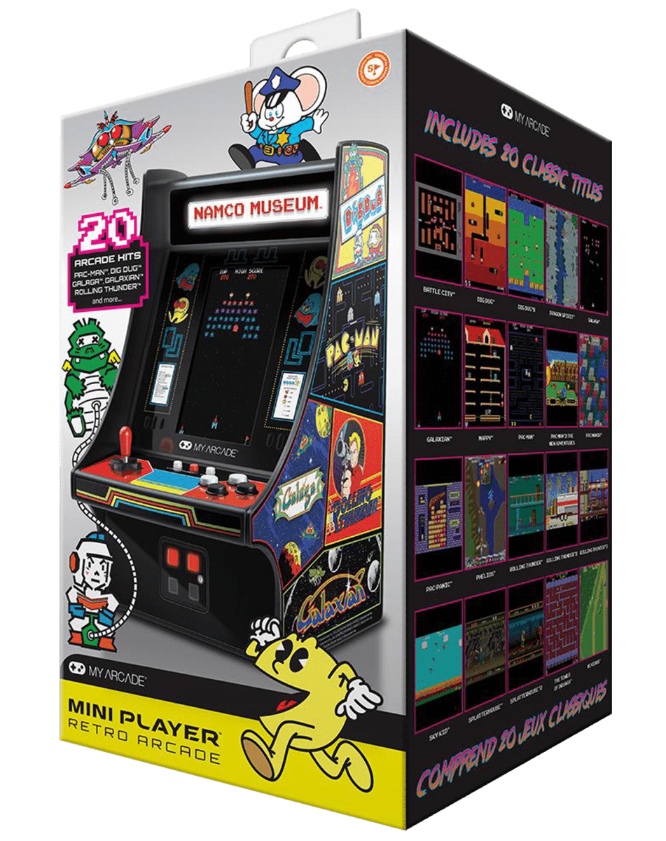 My Arcade - Mini Player Bandai Namco Museum Hits (20 in 1) - Console portable - My Arcade - Shop Just for Games