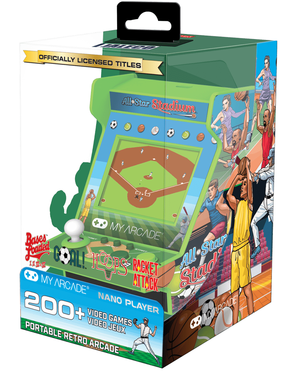 My Arcade - Nano Player All - Star Stadium (207 Games in 1) - Console portable - My Arcade - Shop Just for Games