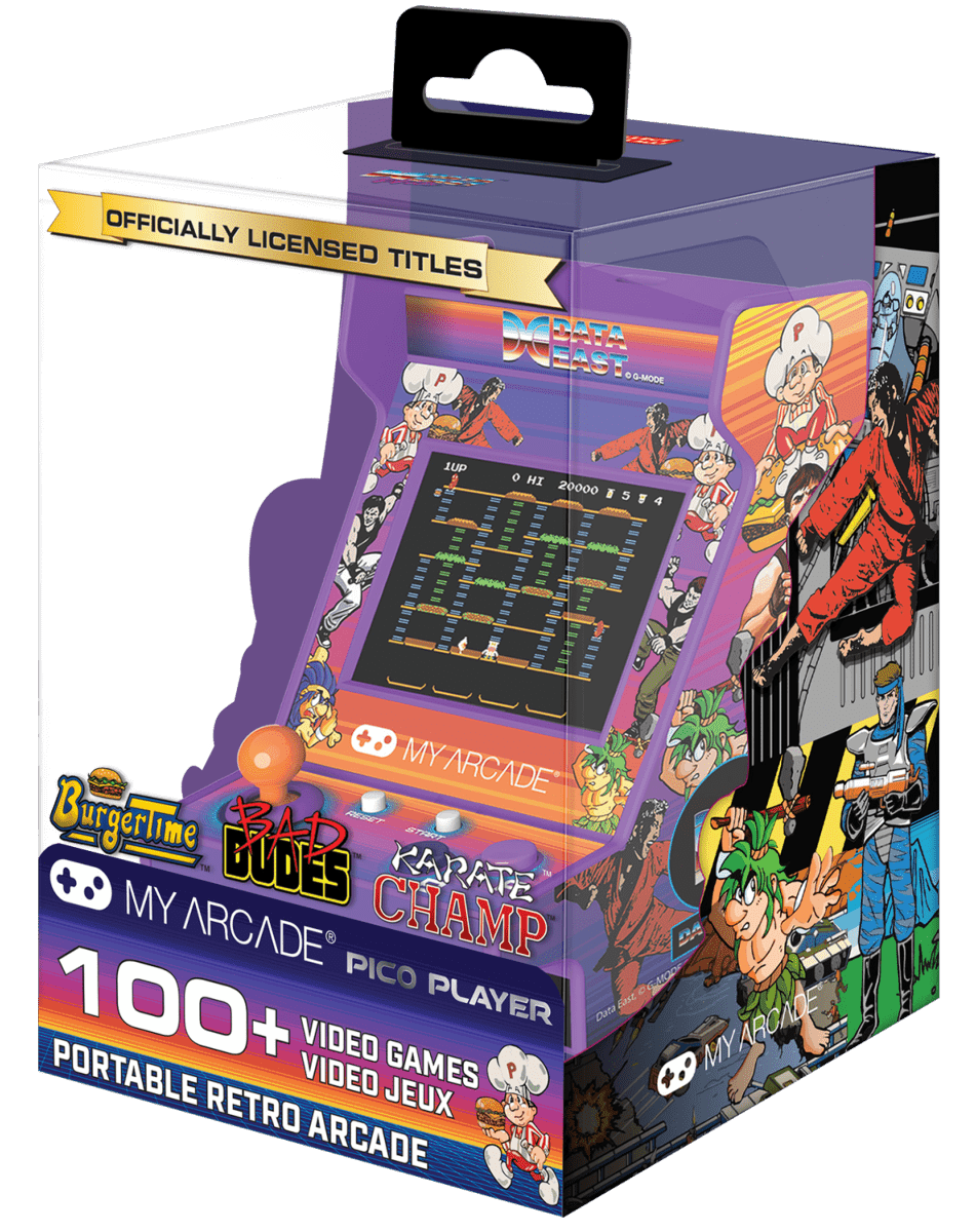 My Arcade - Pico Player Data East Hits (108 Games in 1) - Console portable - My Arcade - Shop Just for Games