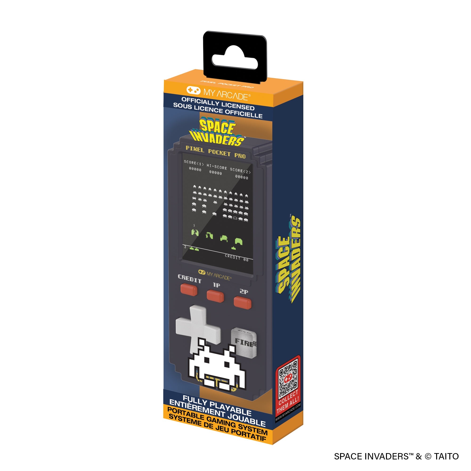 My Arcade Pixel Pocket Pro Space Invaders - Console portable - My Arcade - Shop Just for Games