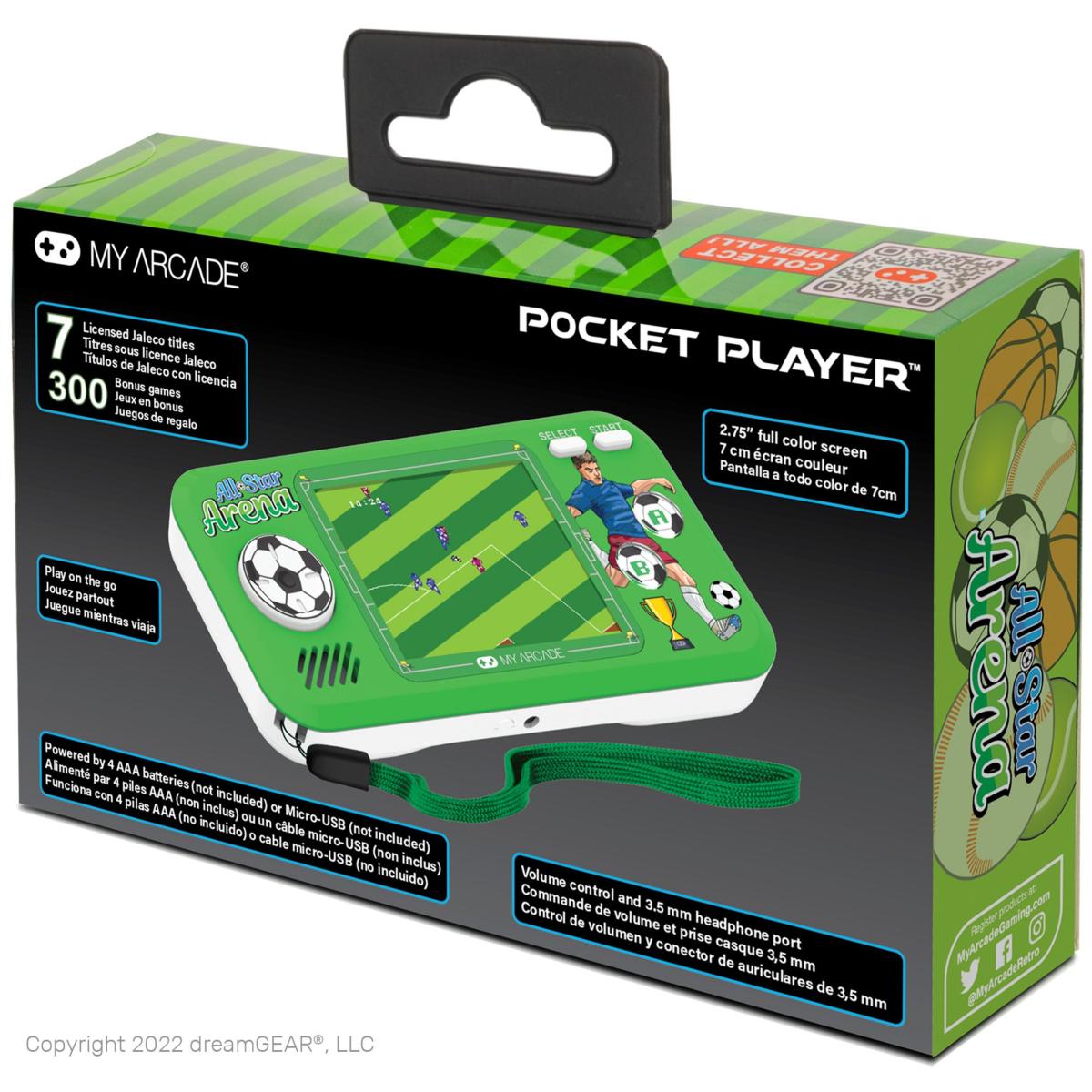 My Arcade - Pocket Player All - Star Arena - Console de Jeu Portable - 307 Jeux en 1 - Console portable - My Arcade - Shop Just for Games