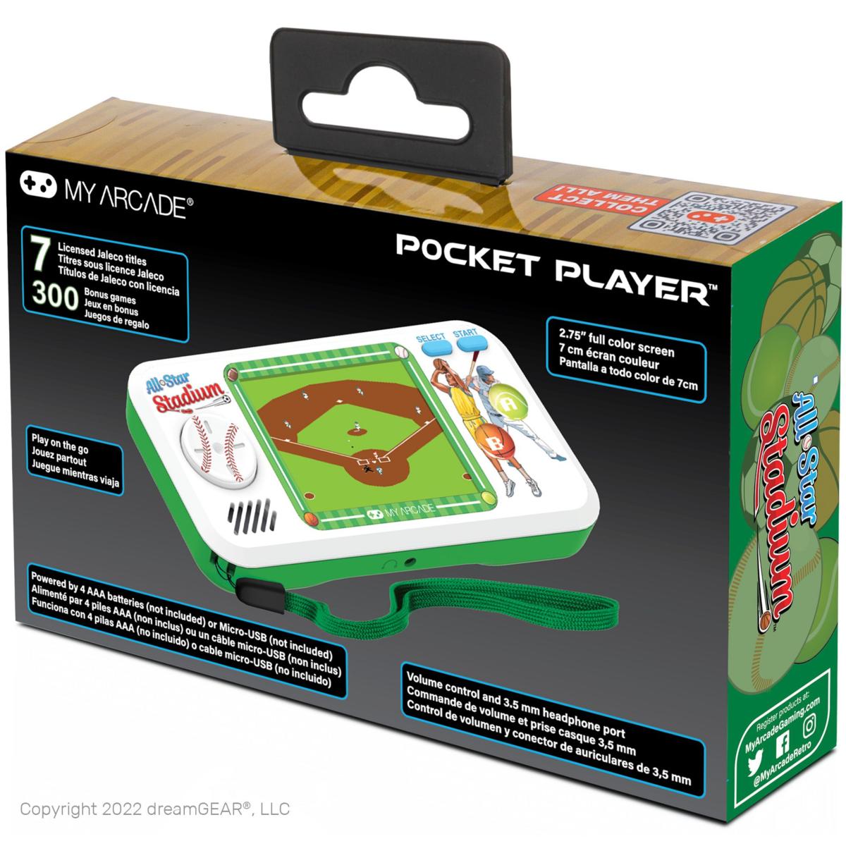 My Arcade - Pocket Player All - Star Stadium - Console de Jeu Portable - 307 Jeux en 1 - Console portable - My Arcade - Shop Just for Games