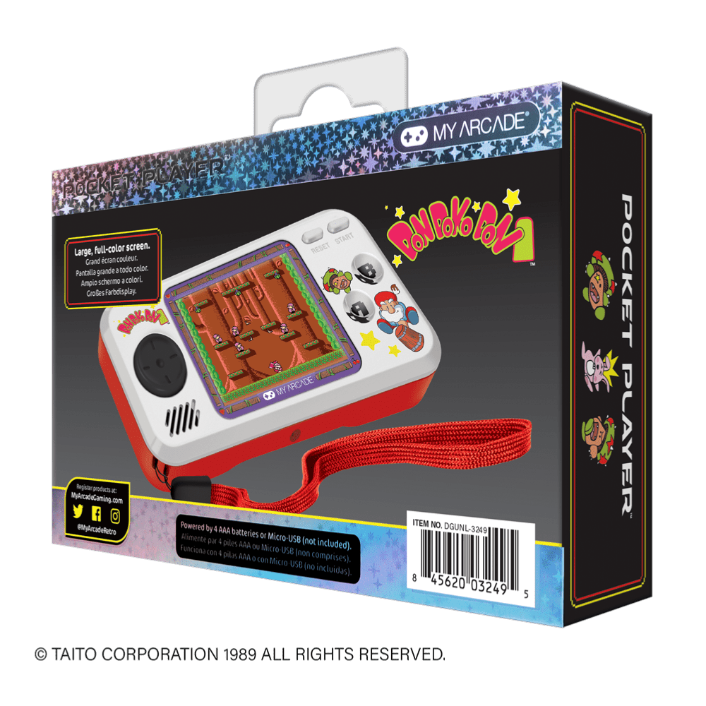 My arcade - Pocket Player Don Doko Don - Portable Gaming - 3 Games in 1 - Console portable - My Arcade - Shop Just for Games