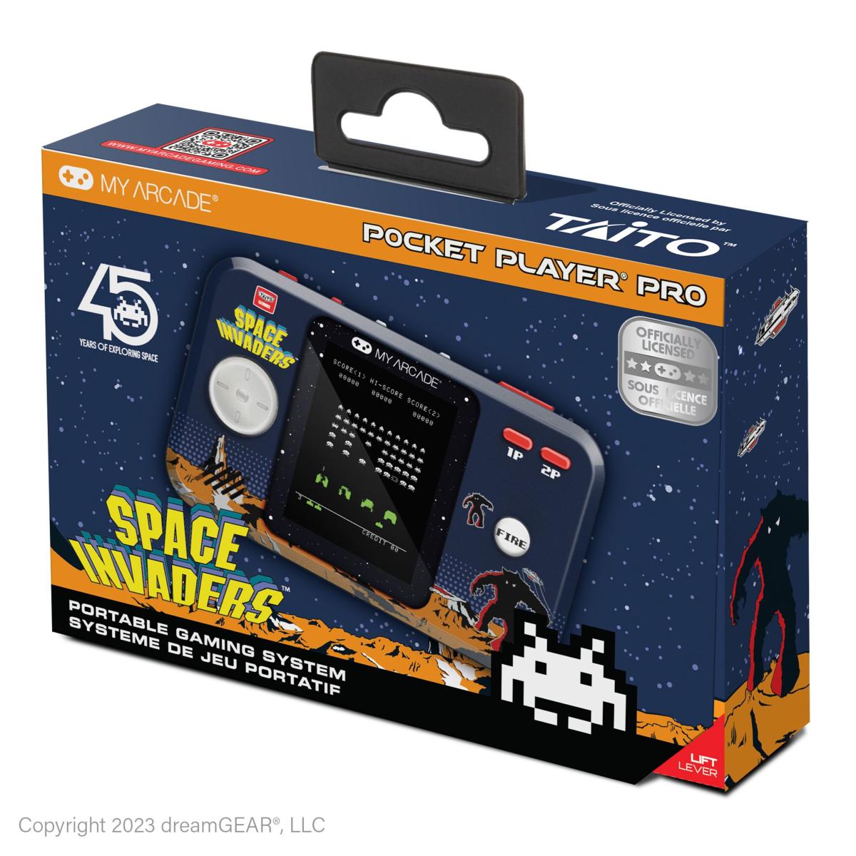 Proline Invader My Arcade - Pocket Player PRO Space Invaders - Retro Portable Mini Console