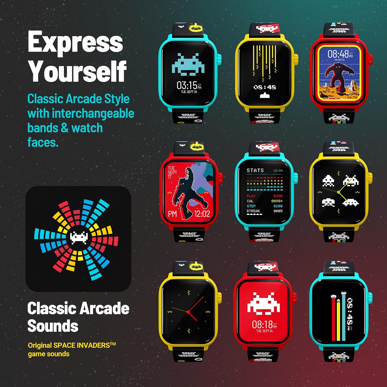 My Play Watch - Space Invaders Red Edition Watch