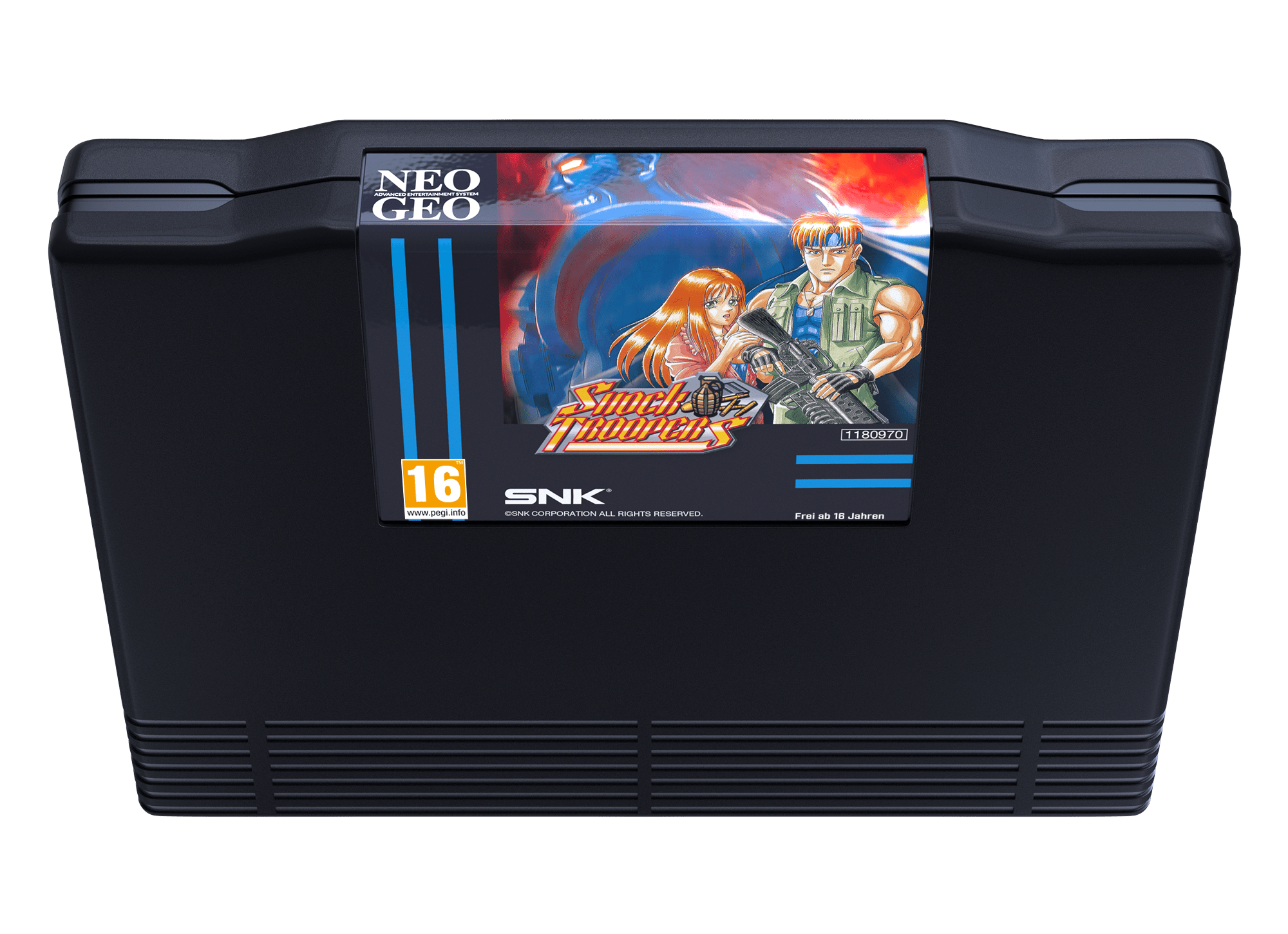 NEO GEO AES + Shock Troopers Game Cartridge - Retrogaming