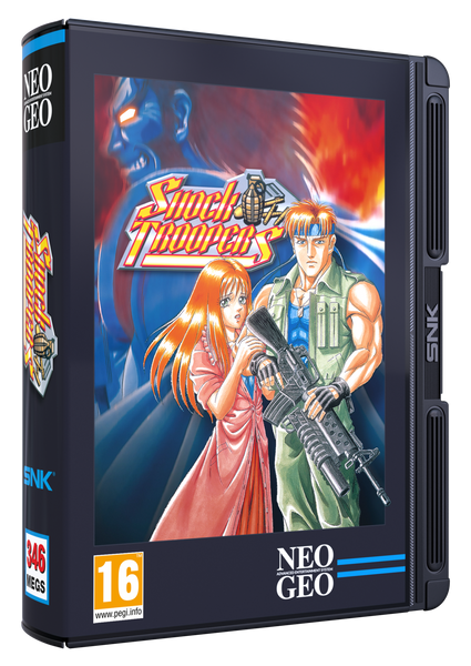 NEO GEO AES + Shock Troopers Game Cartridge - Retrogaming