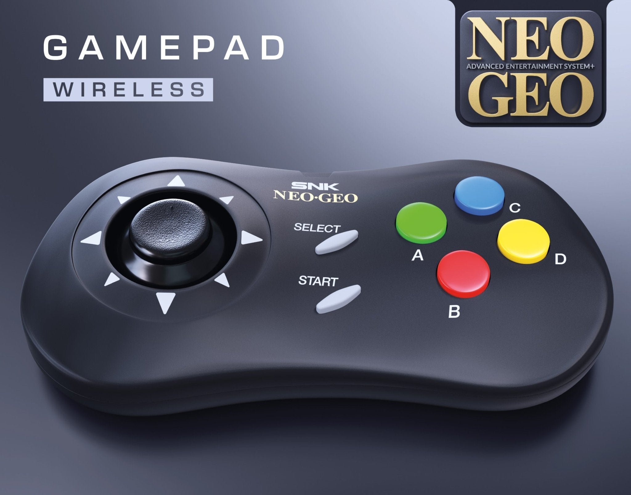 NEO GEO AES+ Game Pad Sans Fil noir - Console portable - SNK - Shop Just for Games