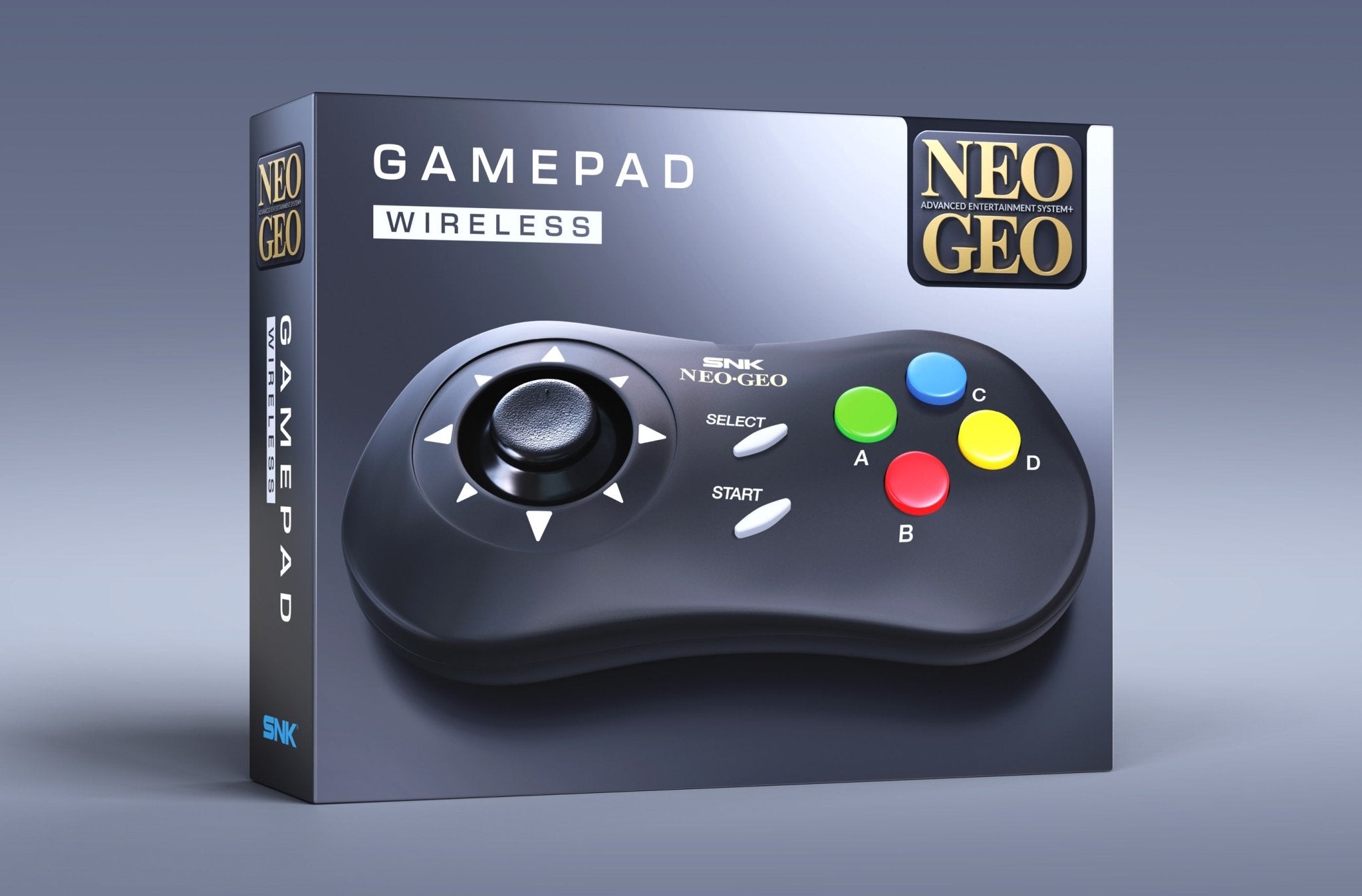 NEO GEO AES + Black Gamepad - Retrogaming
