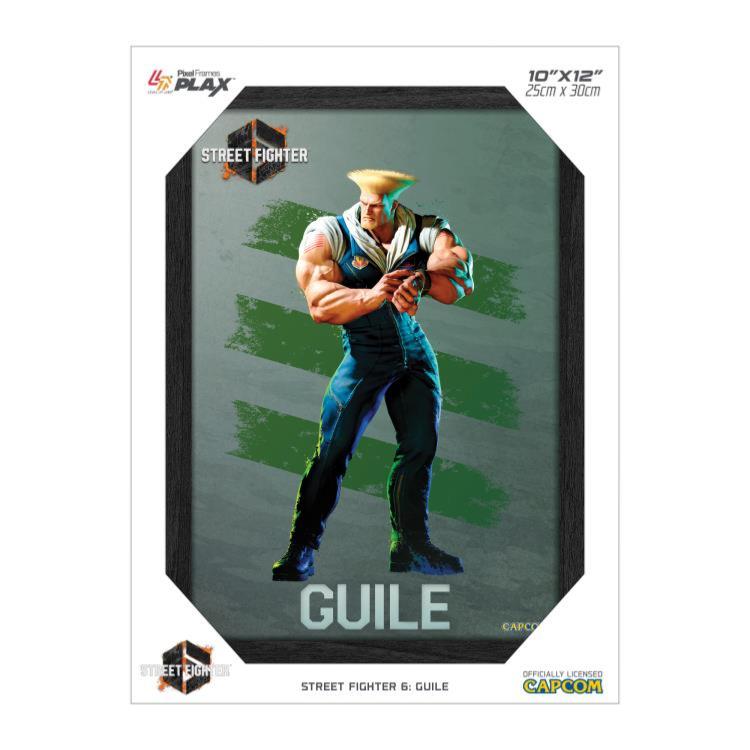 Pixel Frames Plax - Street Fighter 6 - Guile - Pixel Frames - Level Up Labs - Shop Just for Games
