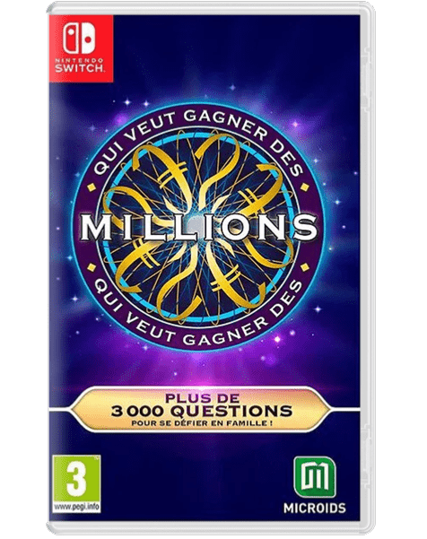 Qui veut gagner des millions Switch - Jeux Vidéo Physique - MICROIDS - Shop Just for Games