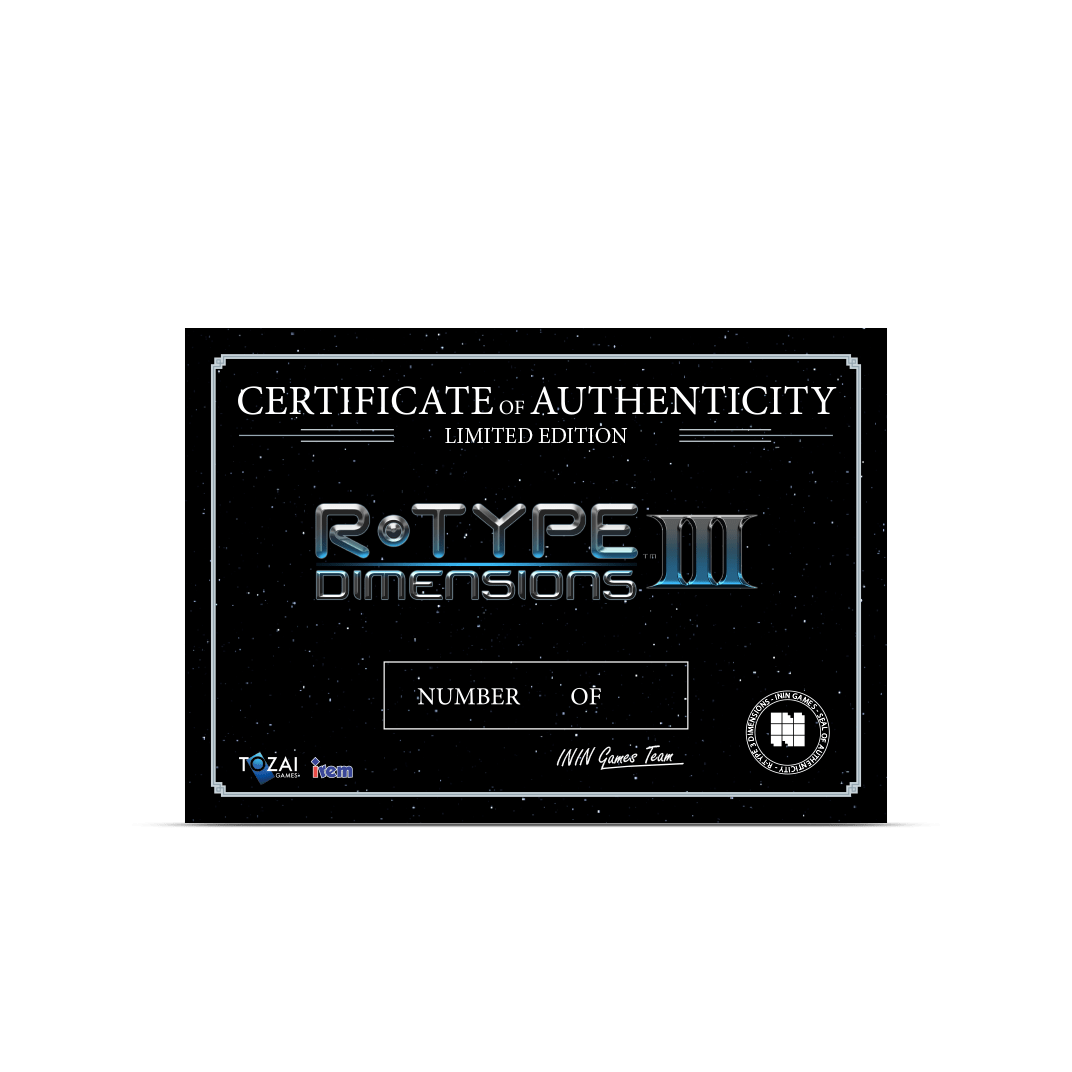 R - Type Dimensions III - Collector‘s Edition PC (Steam Code) - Jeux Vidéo Physique - ININ Games - Shop Just for Games