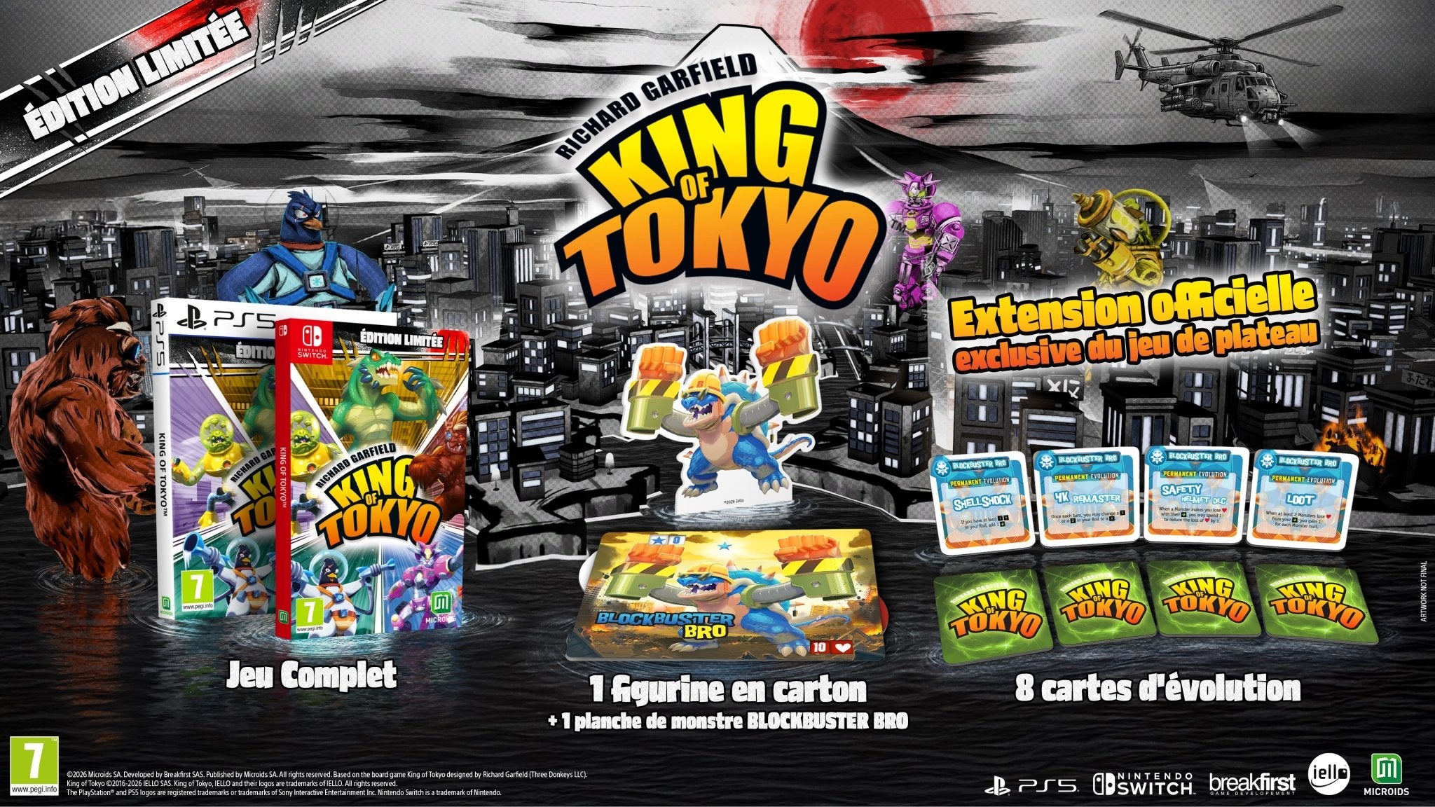 Richard Garfield King of Tokyo Limited Edition PS5