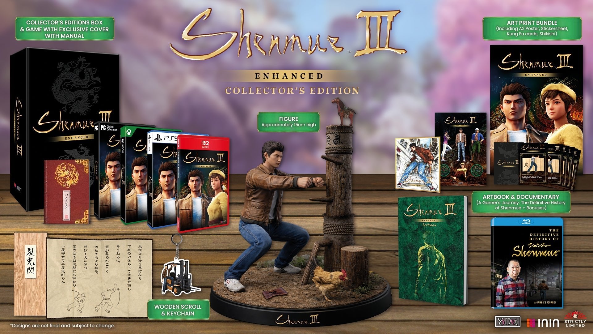 Shenmue III Enhanced - Collector‘s Edition SWITCH 2 - Jeux Vidéo Physique - ININ Games - Shop Just for Games