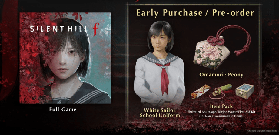 Silent Hill f Day One Edition Xbox Series X + SteelBook offert - Jeux Vidéo Physique - Konami - Shop Just for Games