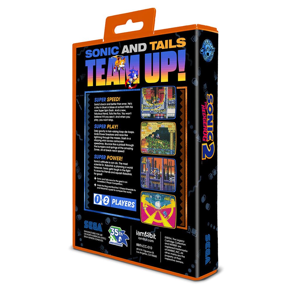 Sonic the Hedgehog 2 - 35th Anniversary Legacy Collection - GENESIS NT