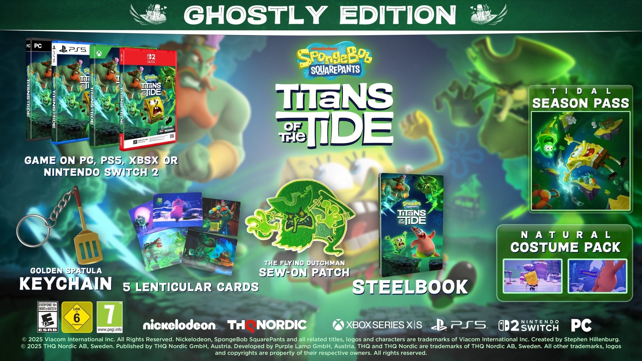 SpongeBob Titans of the Tide Ghostly Edition PC - Jeux Vidéo Physique - THQ NORDIC GAMES - Shop Just for Games