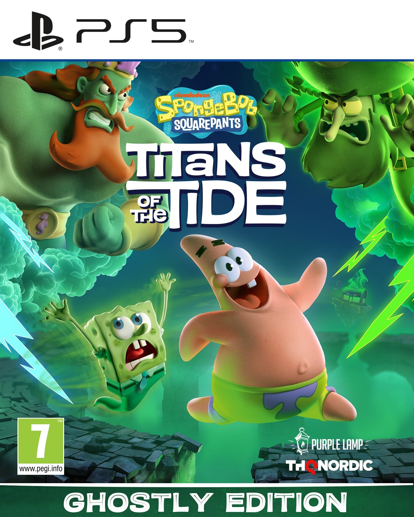SpongeBob Titans of the Tide Ghostly Edition PS5 - Jeux Vidéo Physique - THQ NORDIC GAMES - Shop Just for Games